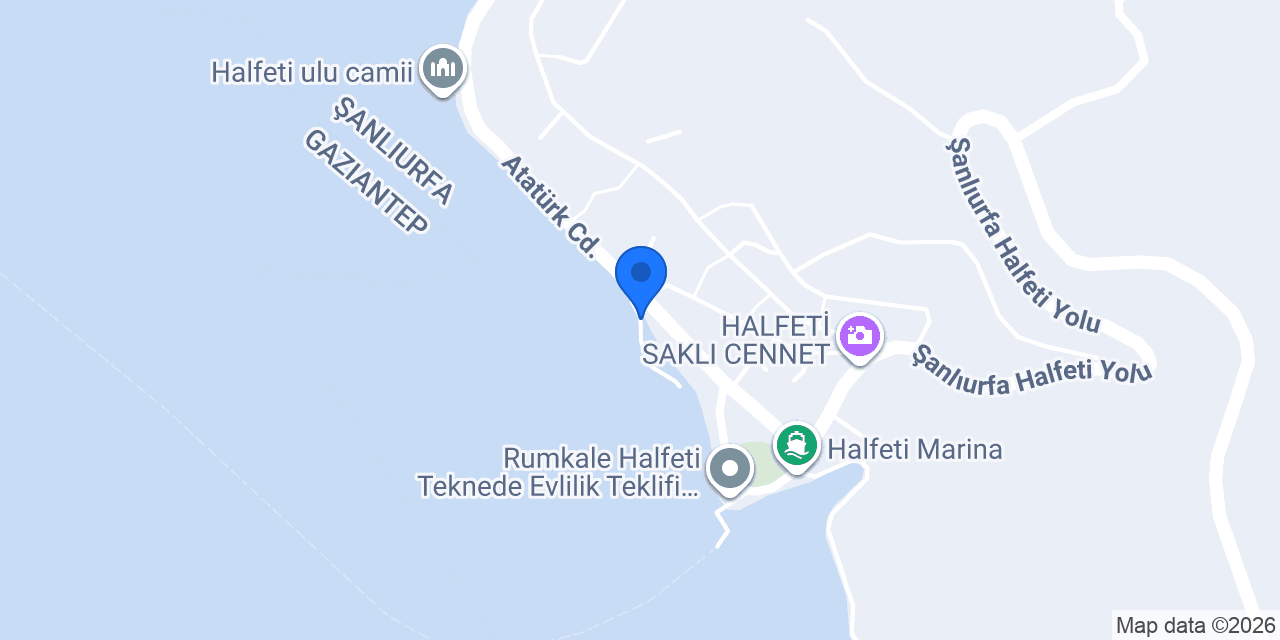Panaroma Restaurant Halfeti konumu