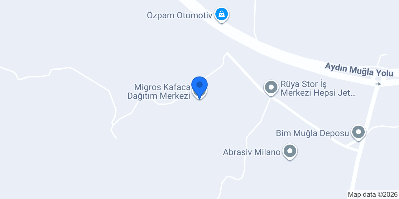Migros Kafaca Dağıtım Merkezi konumu