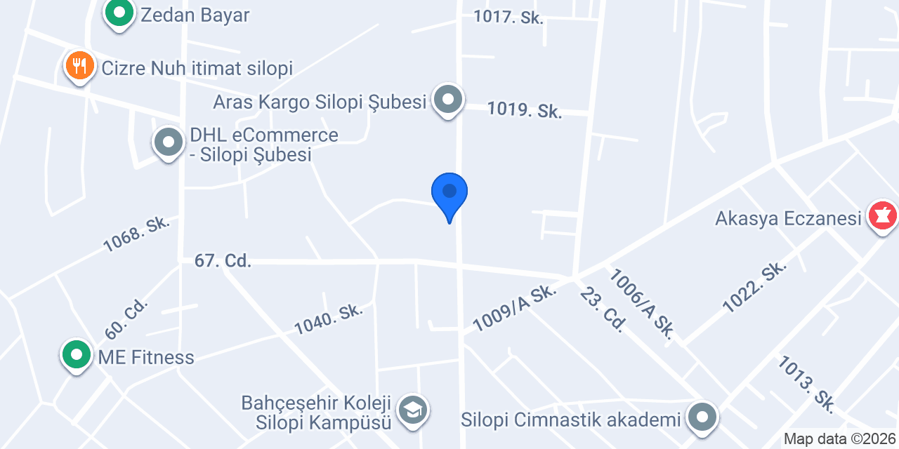 English Store Silopi konumu