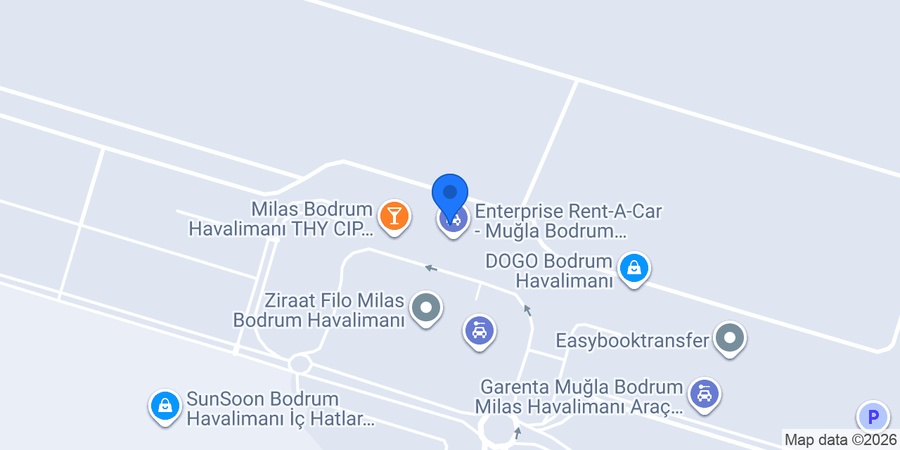 Carplus Rent A Car Bodrum konumu