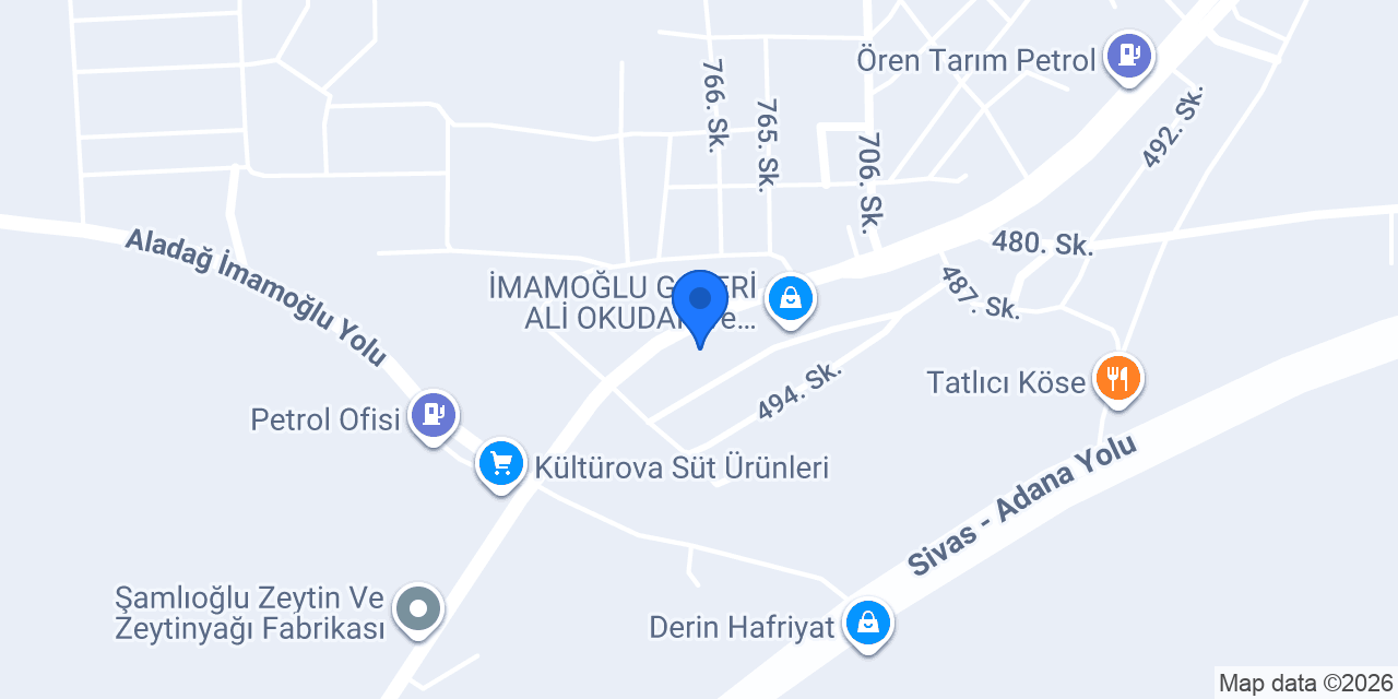 IŞIKLAR TRAKTÖR ADANA TÜMOSAN BAYİİ konumu