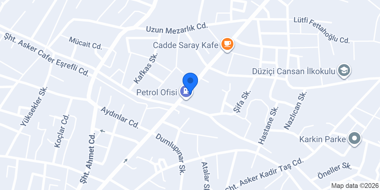 Özel Cem Sürücü Kursu konumu