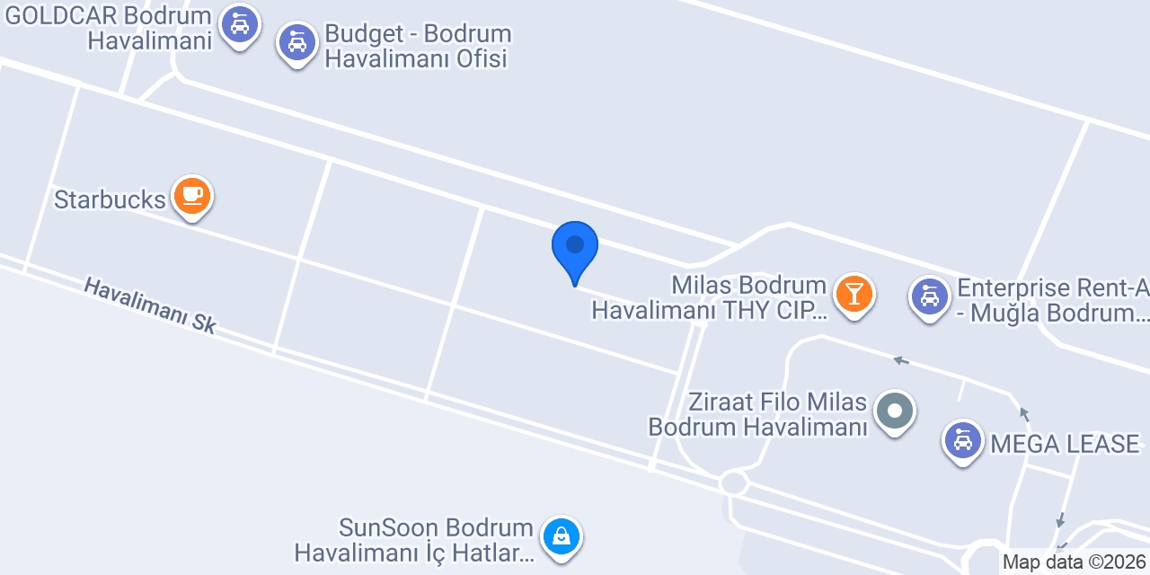 Bodrum Havaalanı Transfer konumu