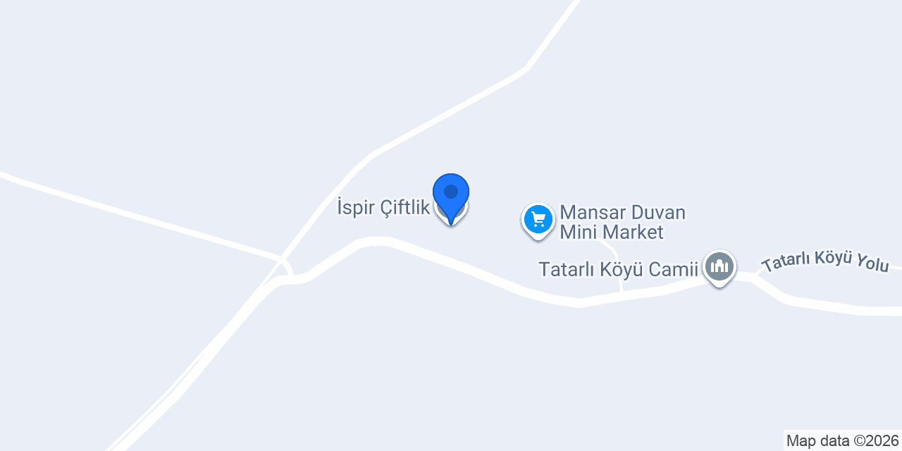 İspir Çiftlik konumu