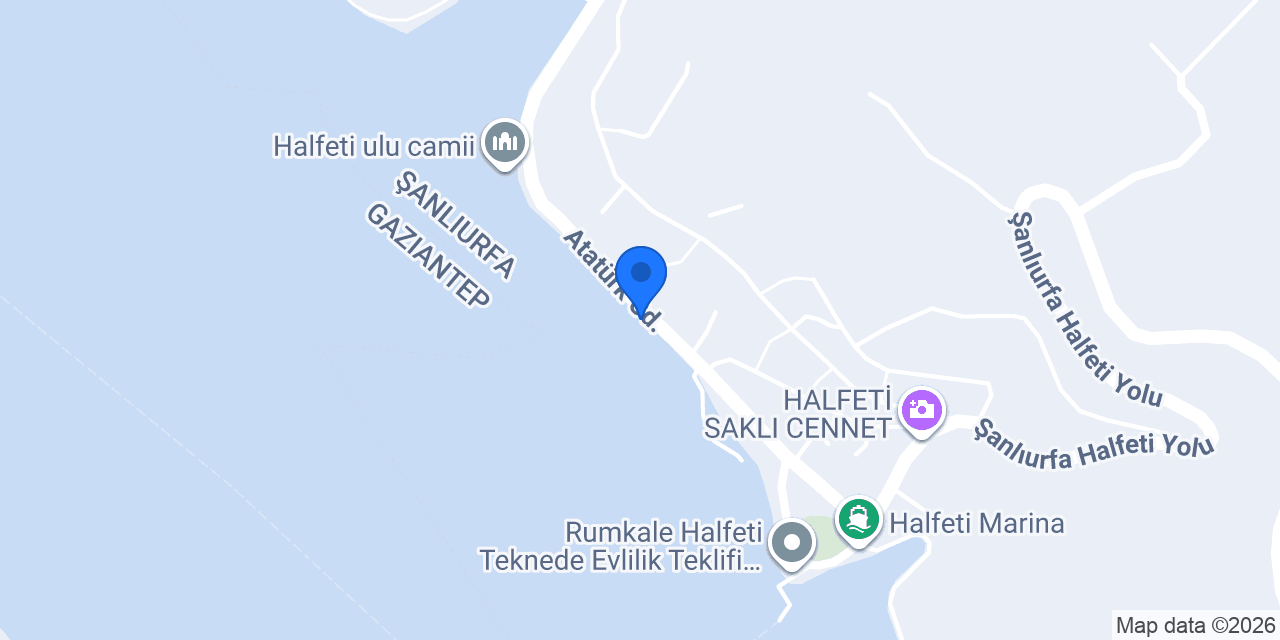 Halfeti Siyah Gül Tekne Turları konumu