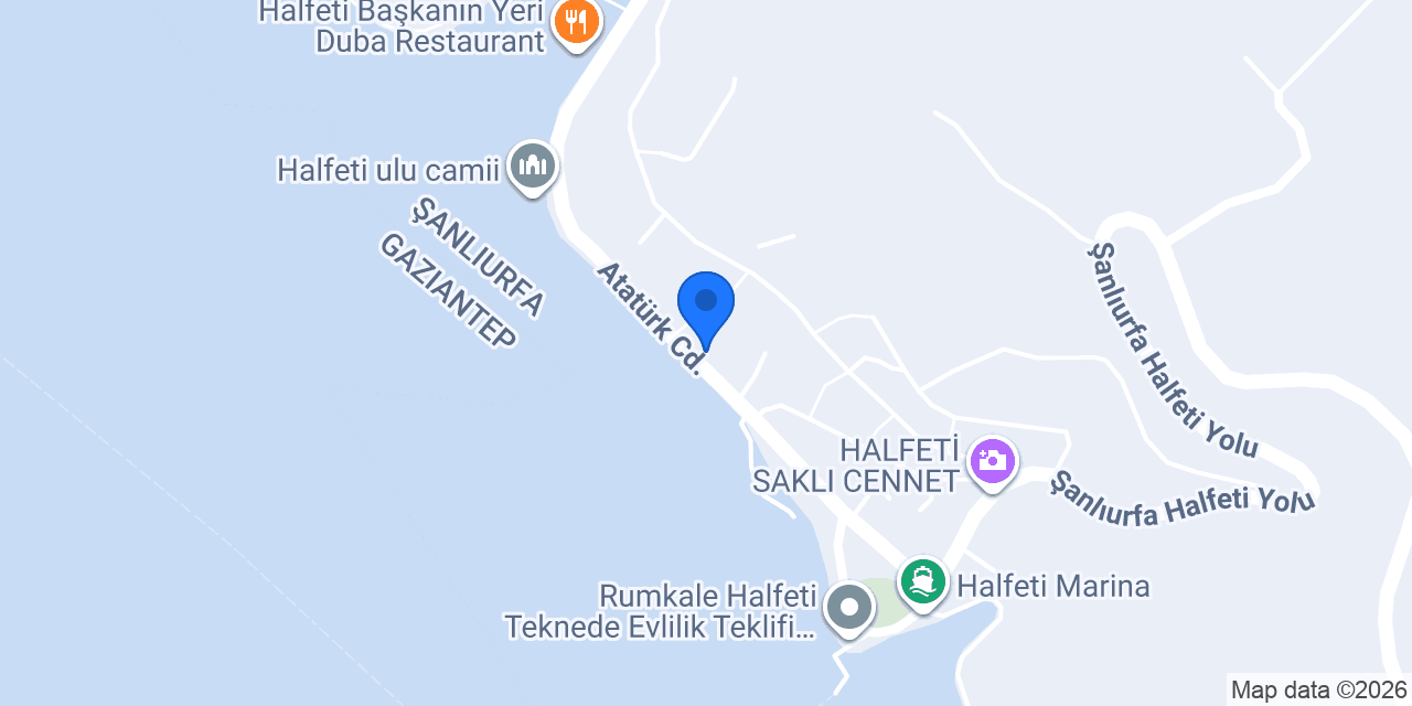 Siyah Gül Restoran konumu