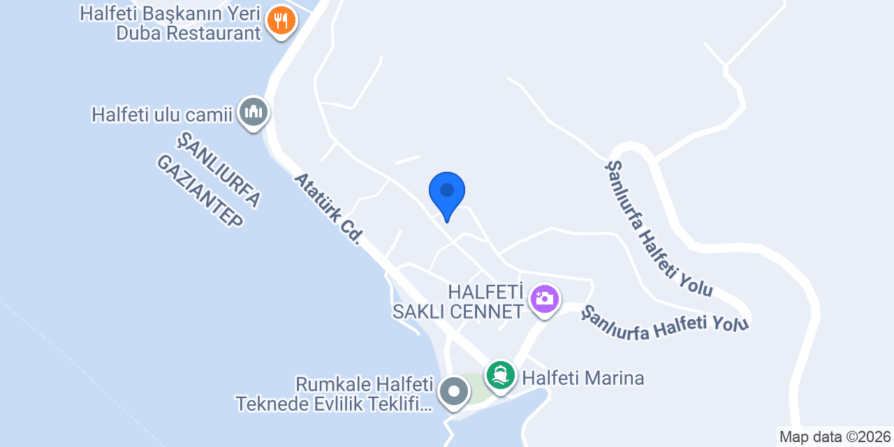 Halfeti Hanımağa Konağı Otel konumu