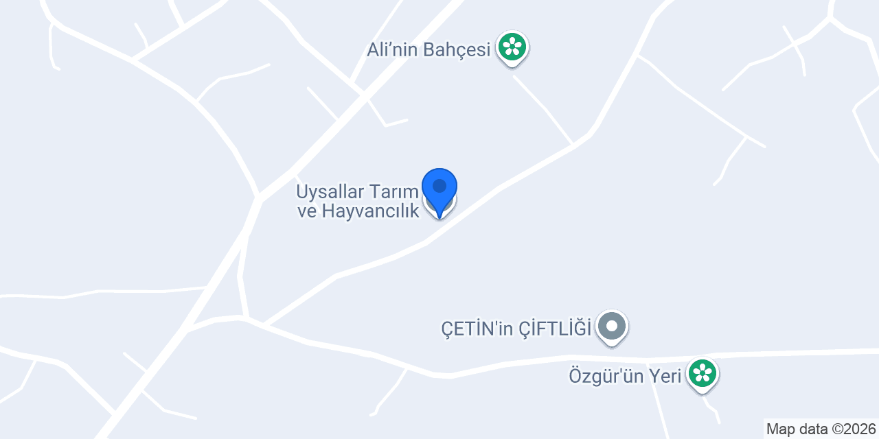 Uysallar Tarım ve Hayvancılık konumu
