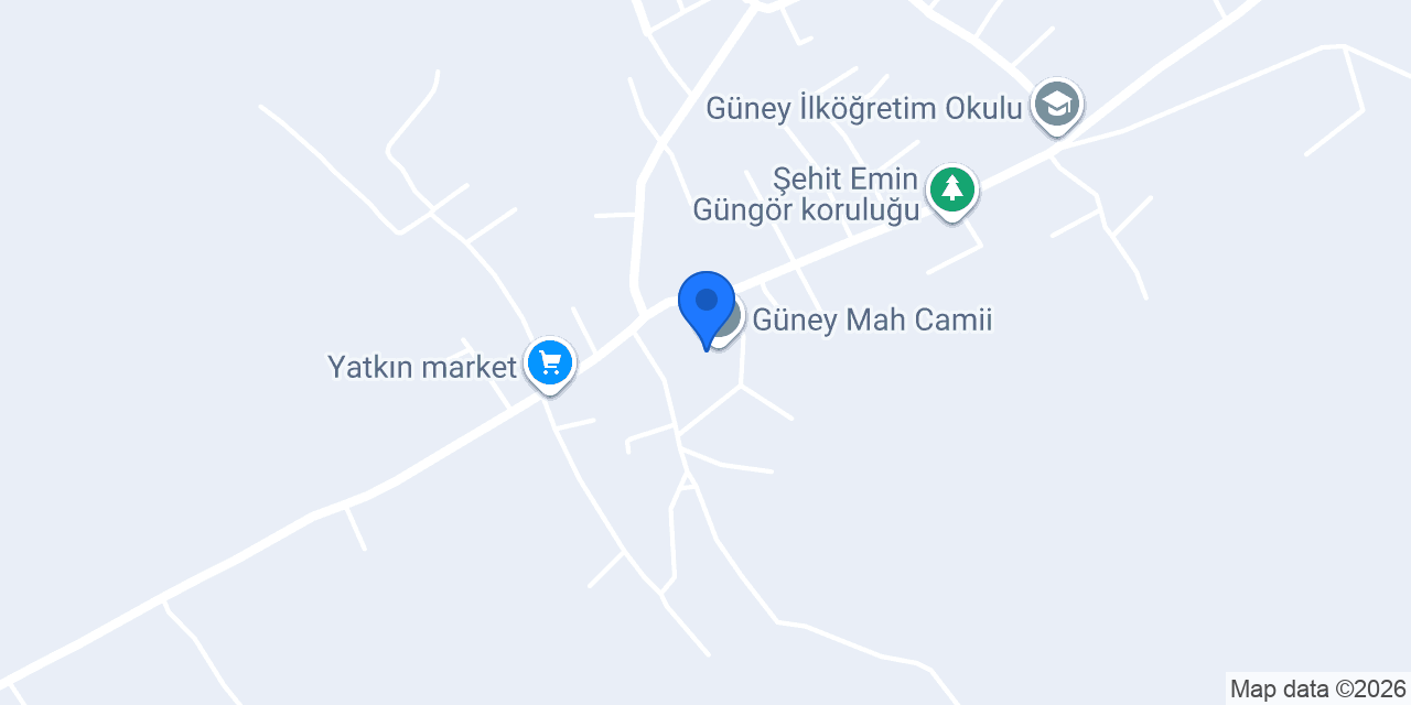 Güney Mah Camii konumu