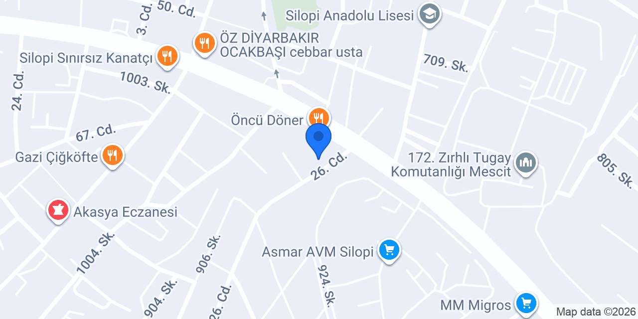 Silopi hedef ilaçlama konumu