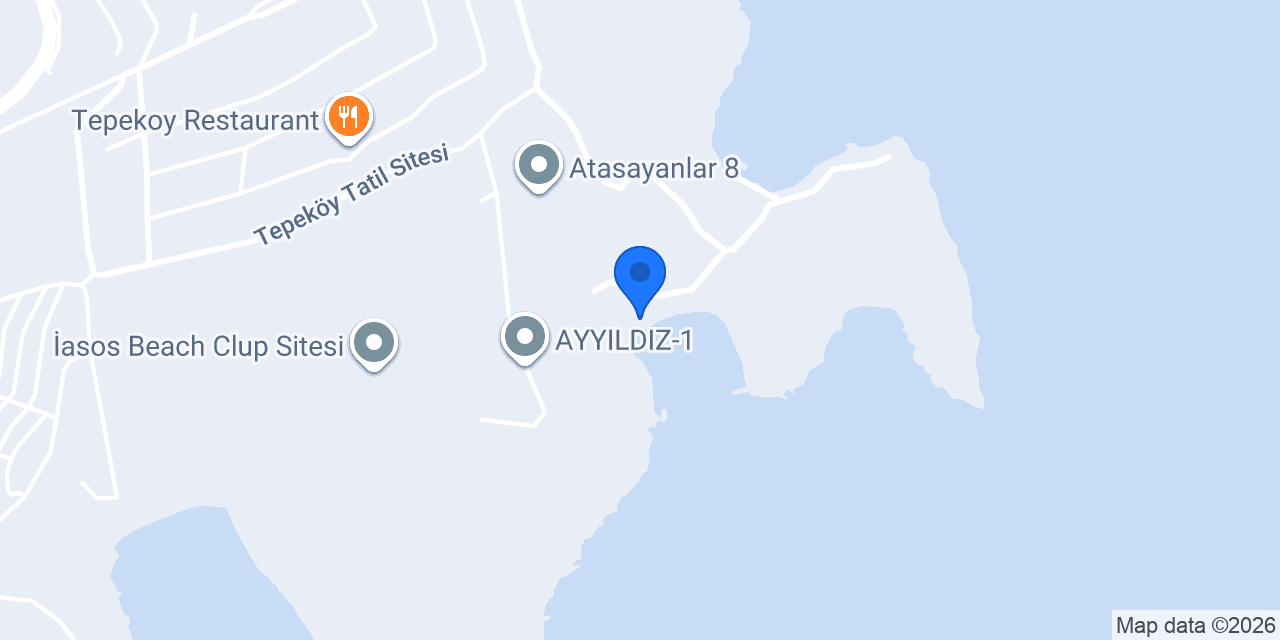 Atasayanlar Beach konumu