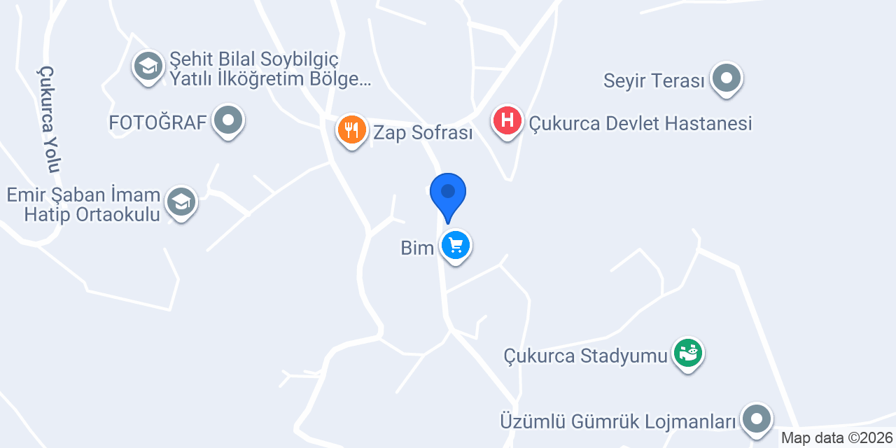 Çukurca İlçe Emniyet Müdürlüğü konumu