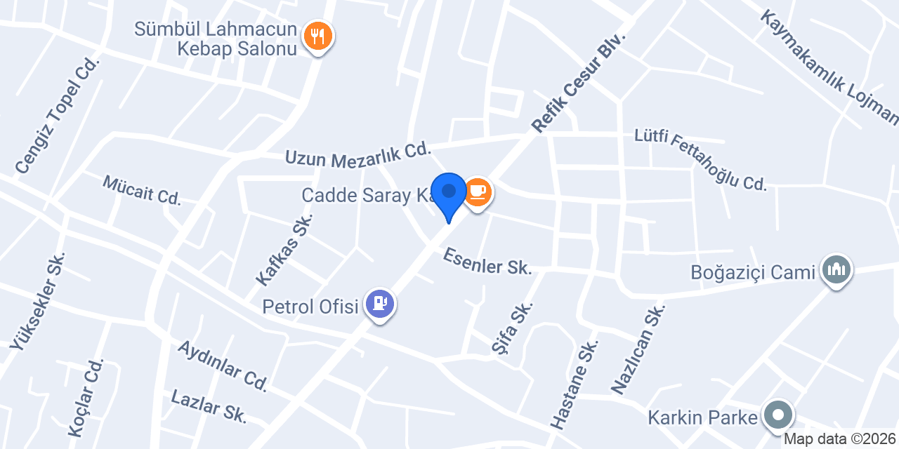 Sude Çiçekçilik konumu