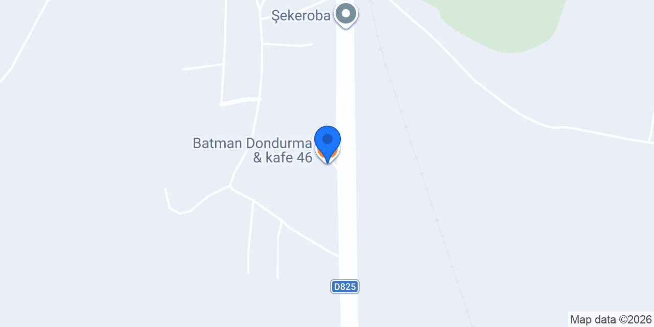 Batman Dondurma & kafe 46 konumu
