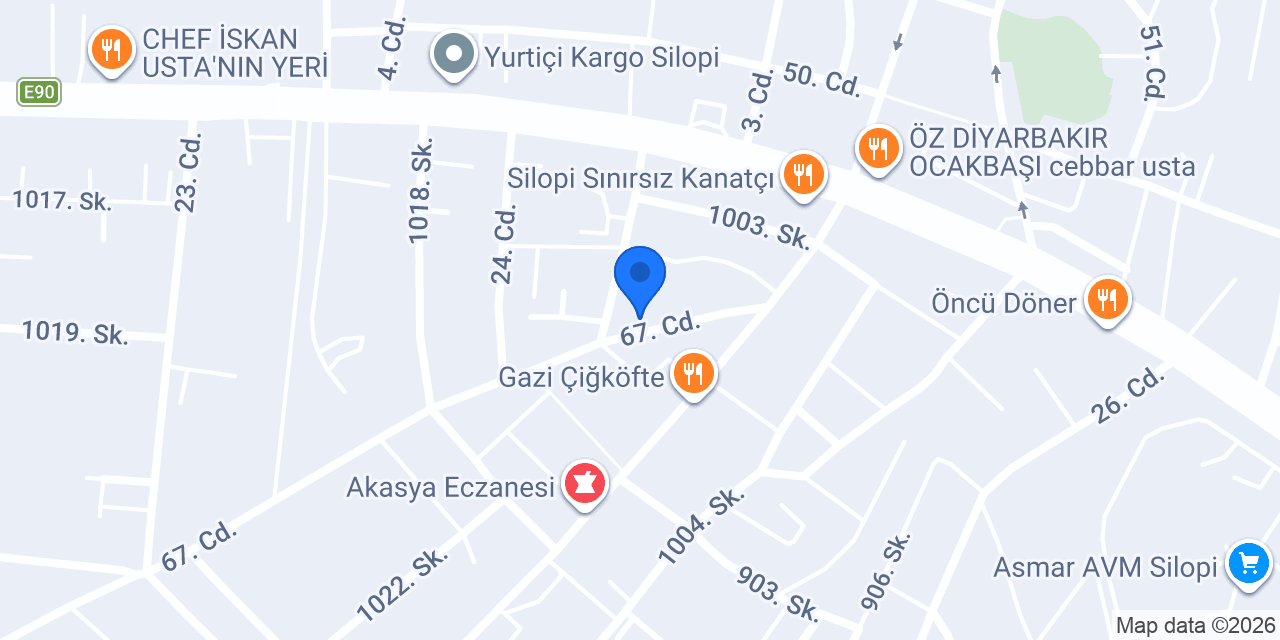 Silopi Halk Mermer konumu
