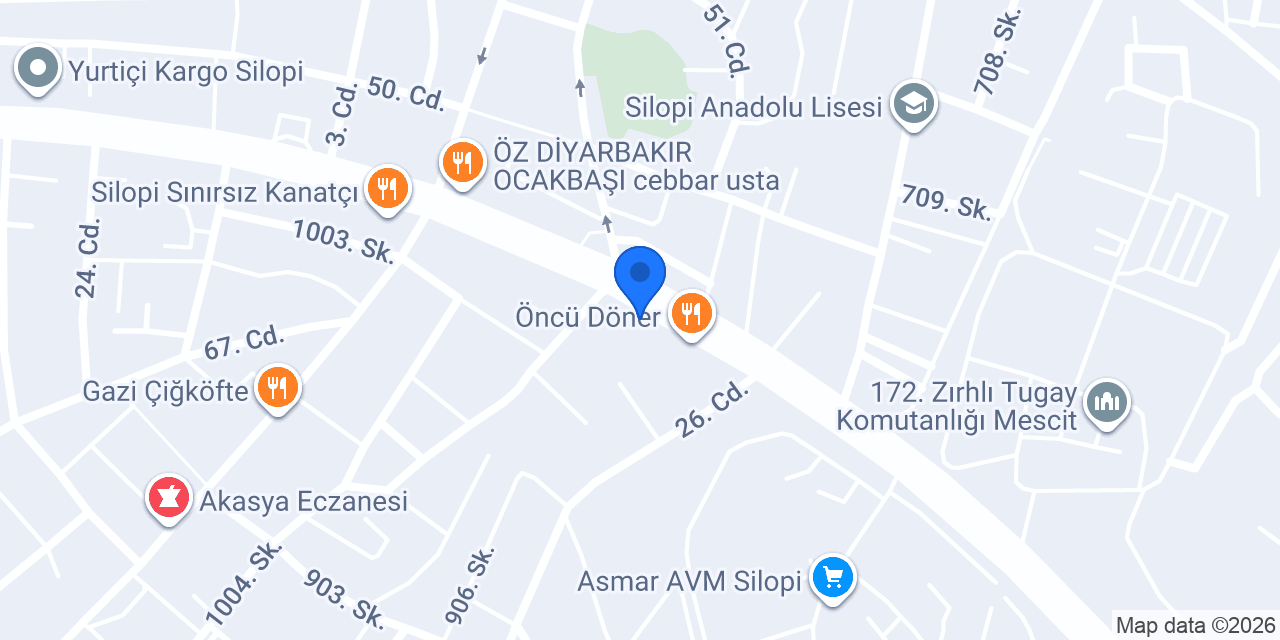 Bedri Oto Yedek Parça konumu