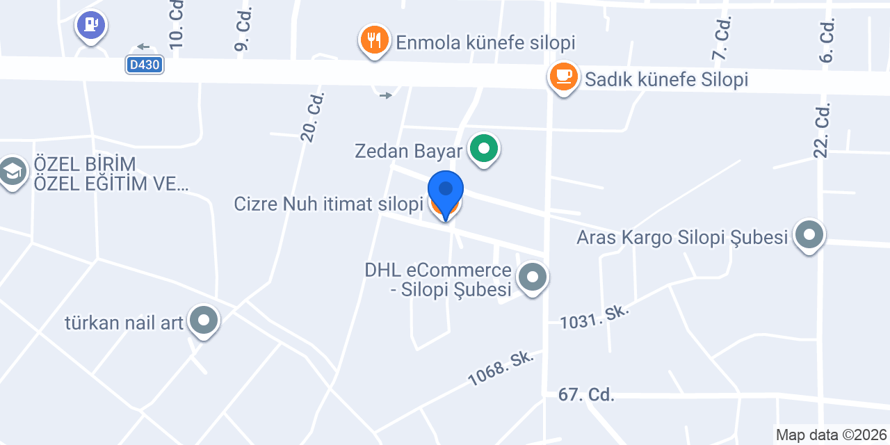Cizre Nuh itimat silopi konumu