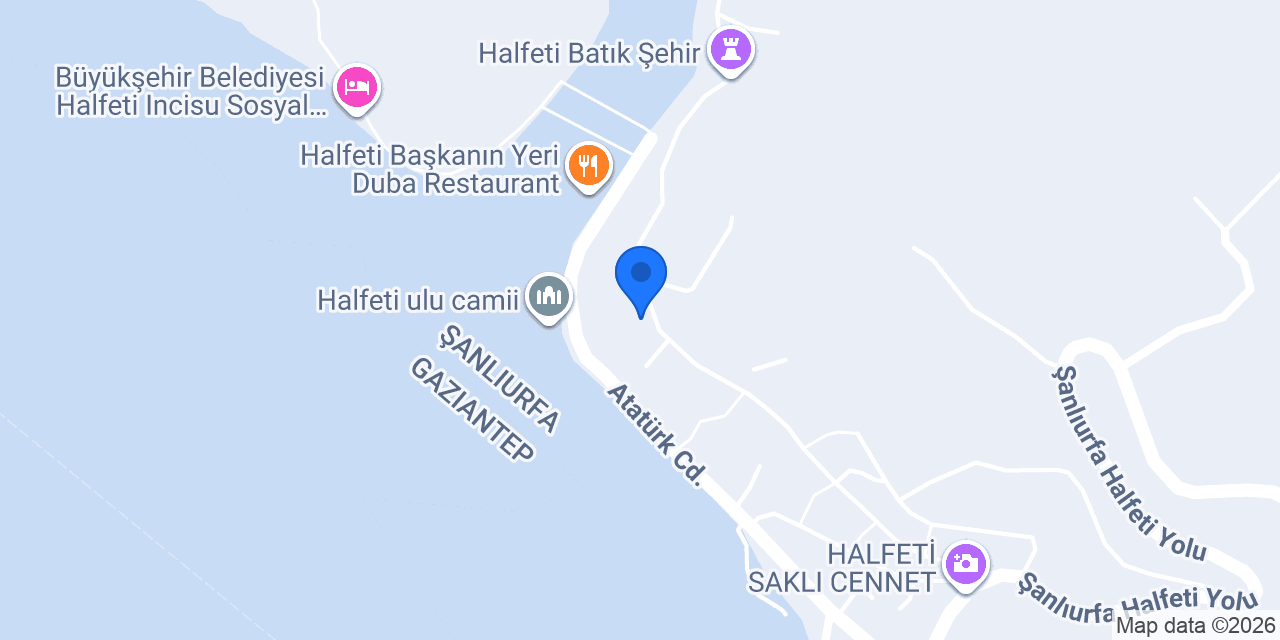 TÜRKMEN KONAĞI HALFETI BUTİK OTEL RESTORANT konumu