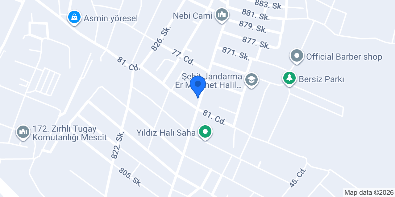 YAĞMUR BAYAN KUAFÖRÜ konumu