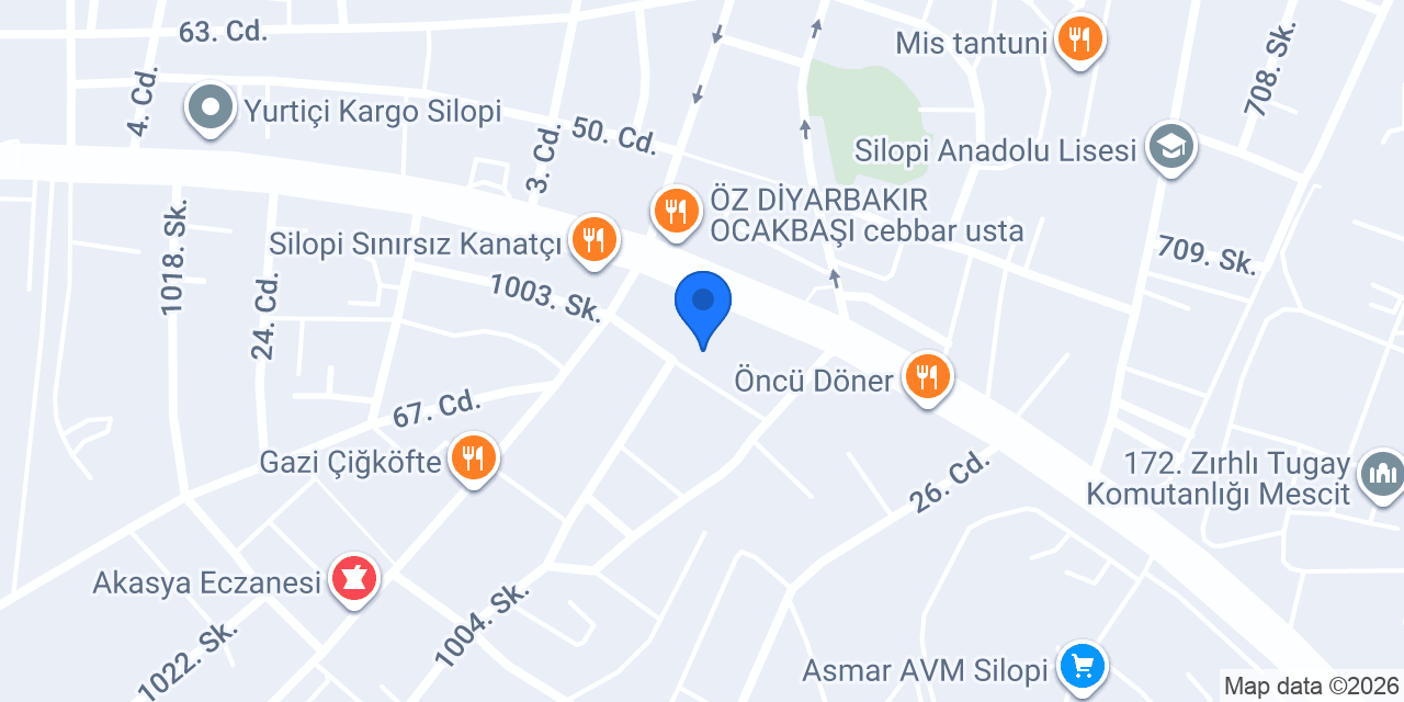 Özşan AVM konumu