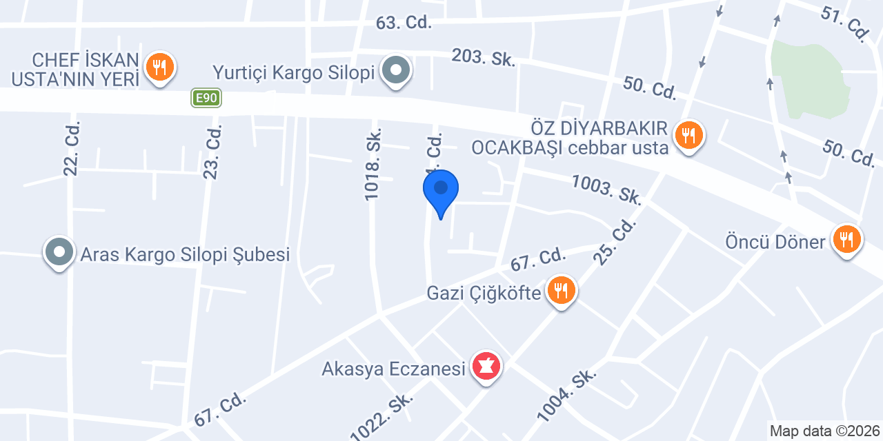 SİLOPİ HÜNER REKLAM konumu