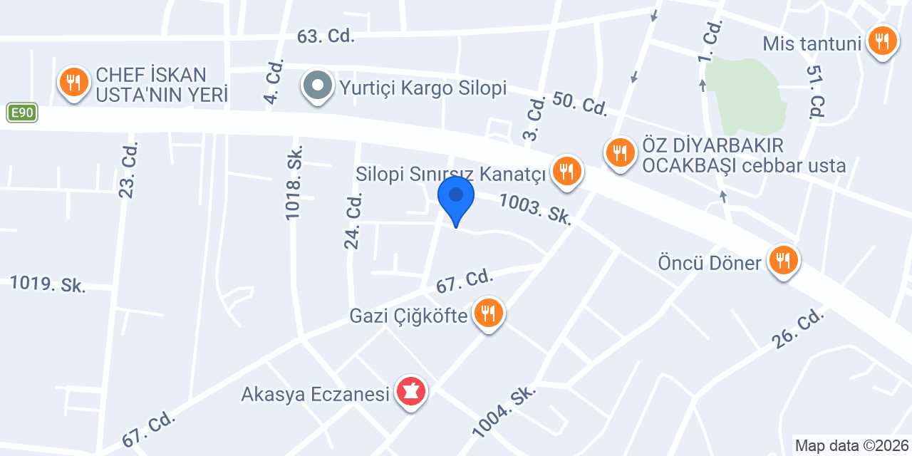 Kolay Gelsin Silopi şubesi konumu