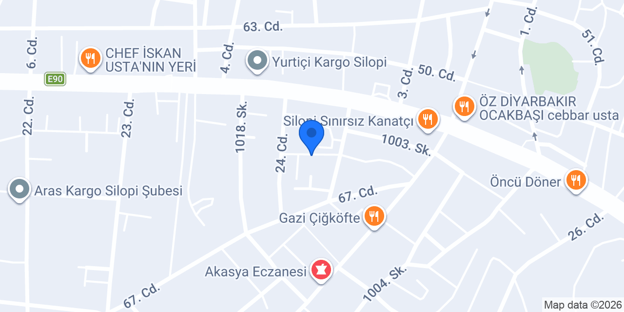 TOSTCU AHMET SİLOPİ konumu