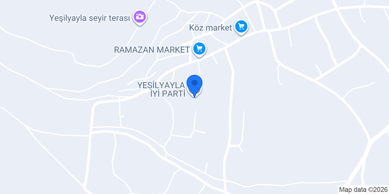 YEŞİLYAYLA İYİ PARTİ konumu