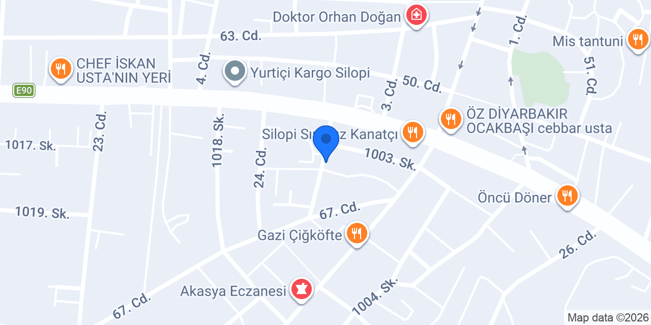 Sürat Kargo Silopi Şube konumu