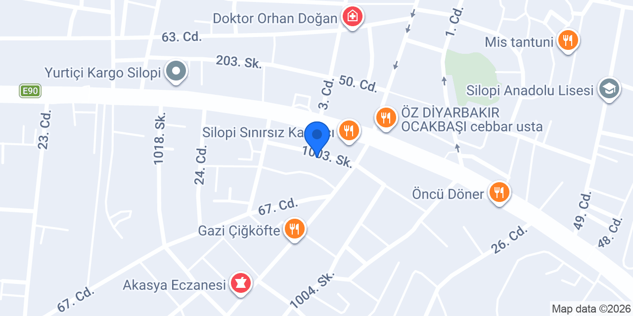 Tuğçem Bayan Kuaförü konumu