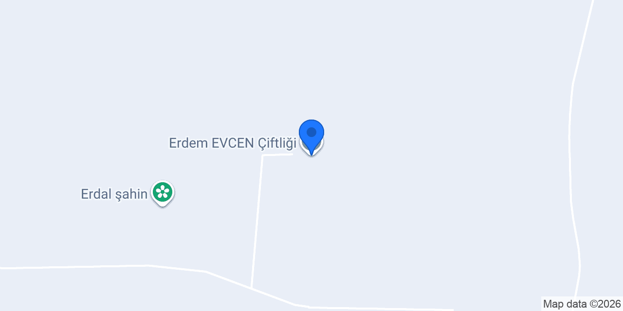 Erdem EVCEN Çiftliği konumu