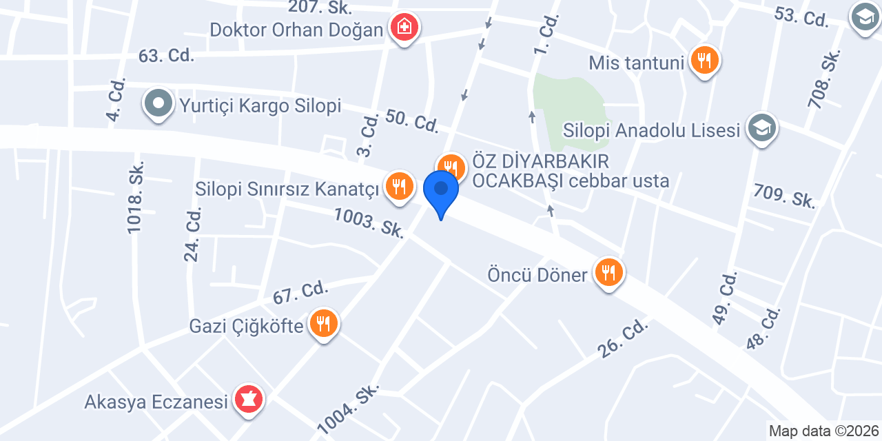 Silopi 1.noterliği konumu