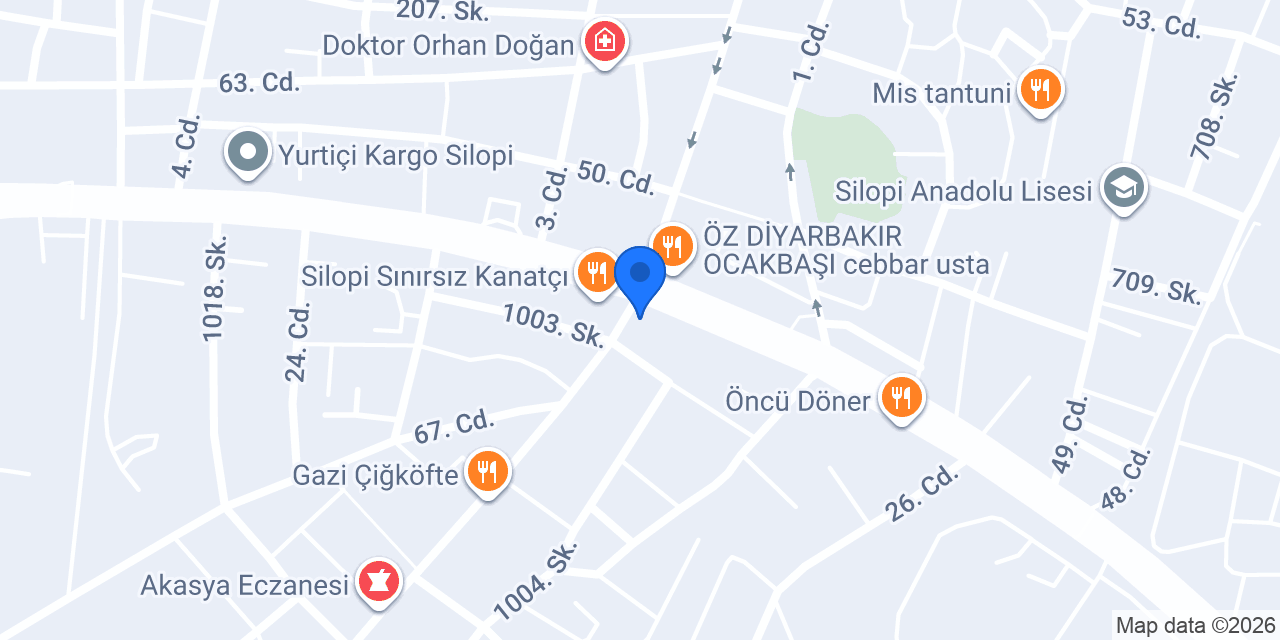 SİLOPİ APEX E-SPOR İNTERNET KAFE konumu