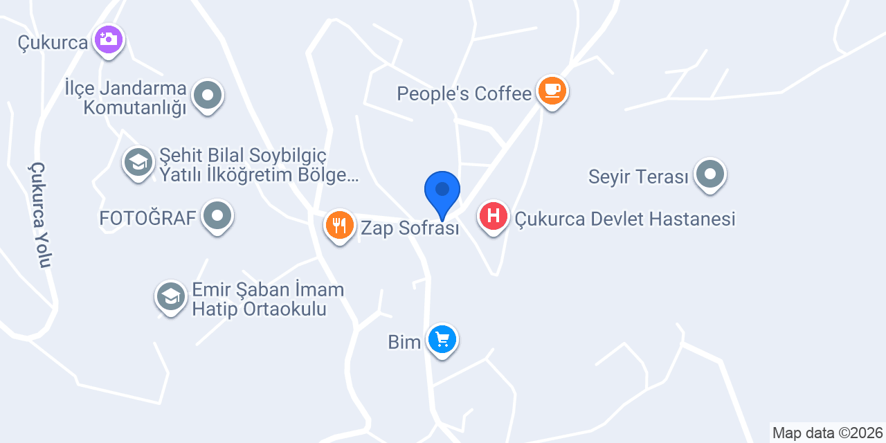 Çukurca taksi konumu