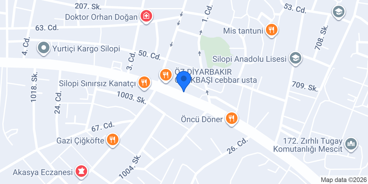 Cudi büfe konumu