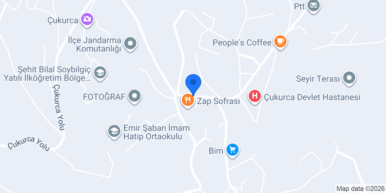 Çukurca Toplum Sağlığı Merkezi konumu
