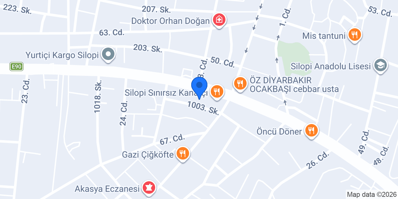 Detaylı Oto Ekspertiz konumu