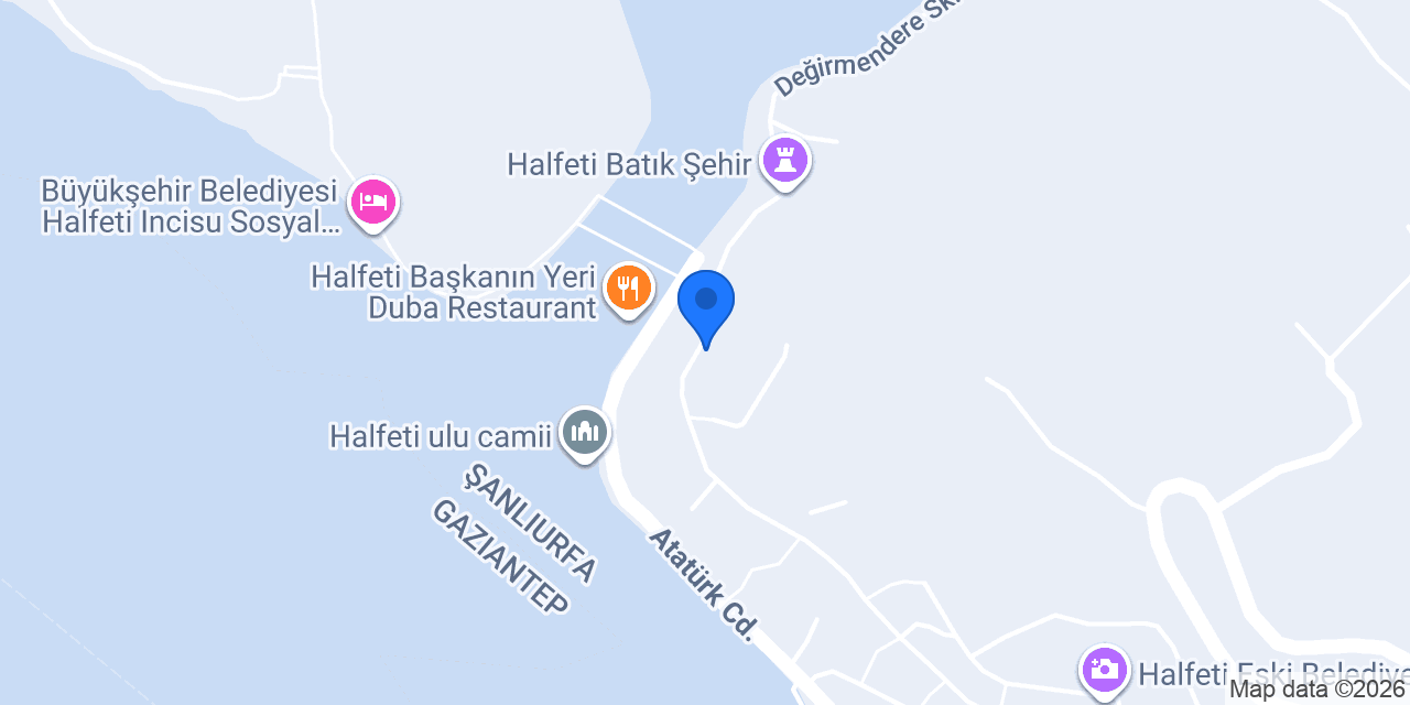 Halfeti bergamut butik otel konumu