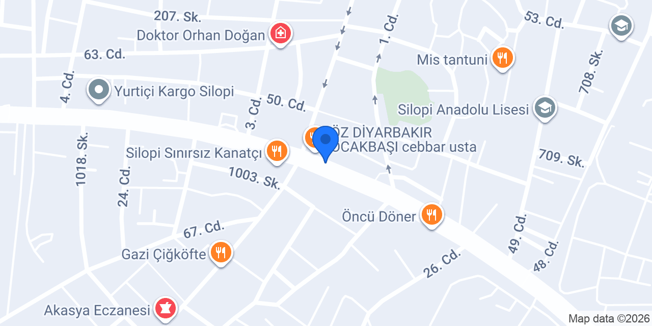 Sinan Lokantası konumu
