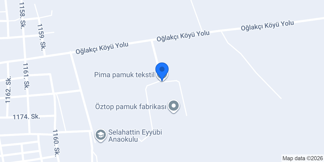 Pima pamuk tekstil konumu