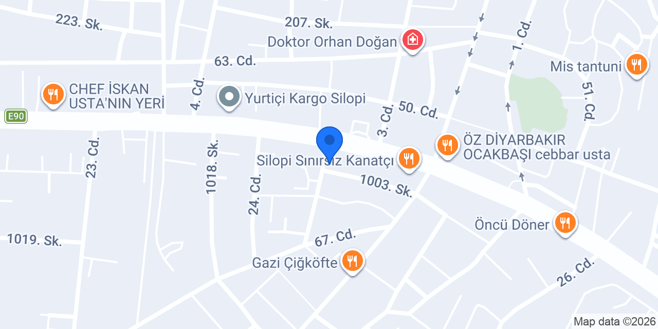 Diş hekimi Havva Akboru konumu