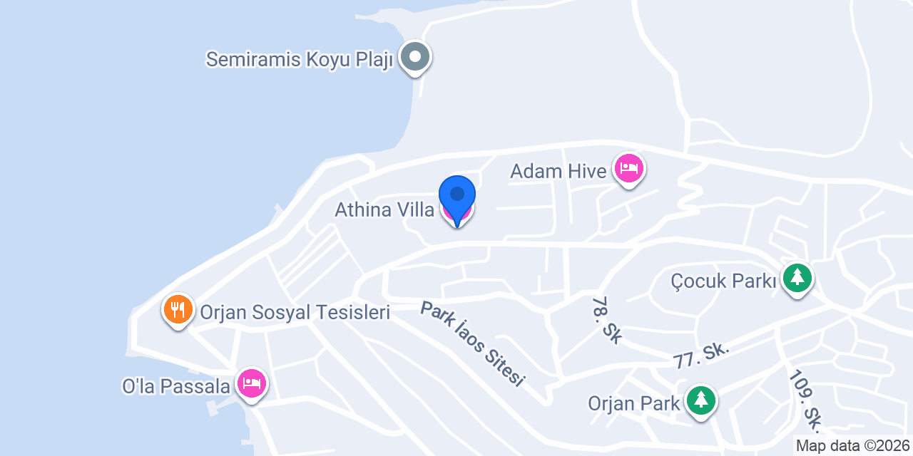 Athina Villa konumu