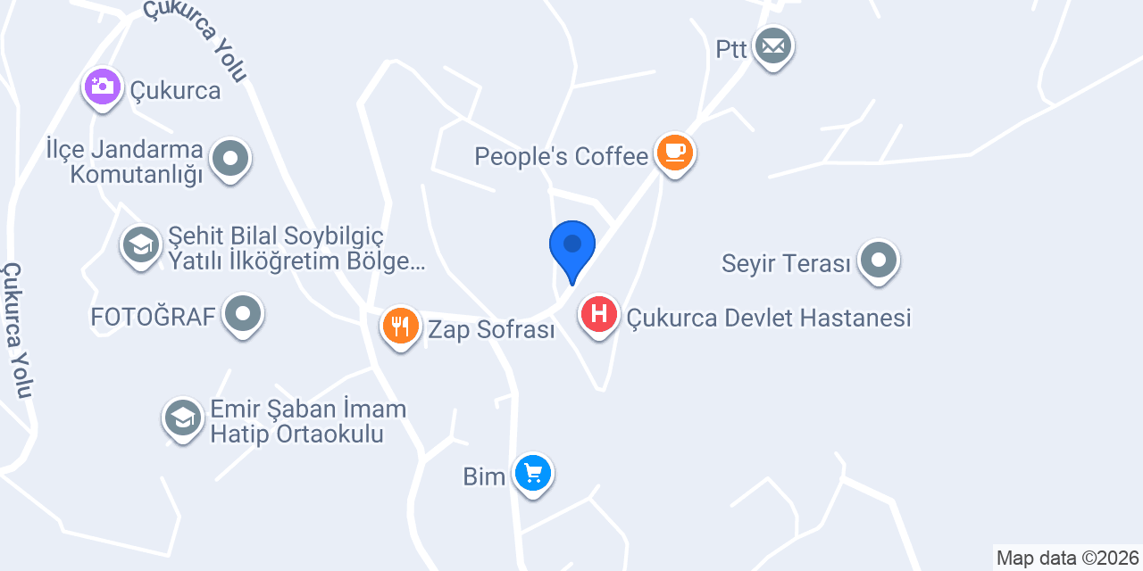 Çukurca Taksi Cuma Ertunç konumu