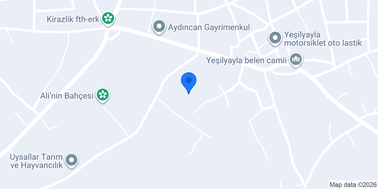 Yıldan Tarım Hafriyat konumu