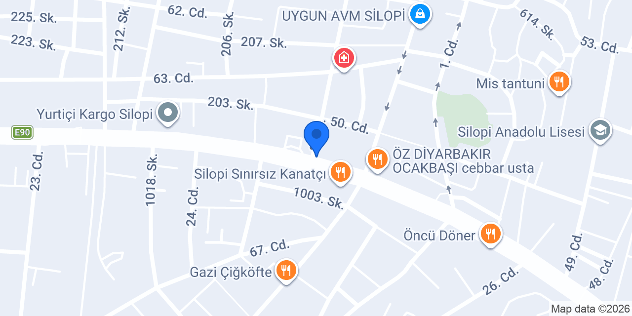 Alizade Döner Silopi konumu