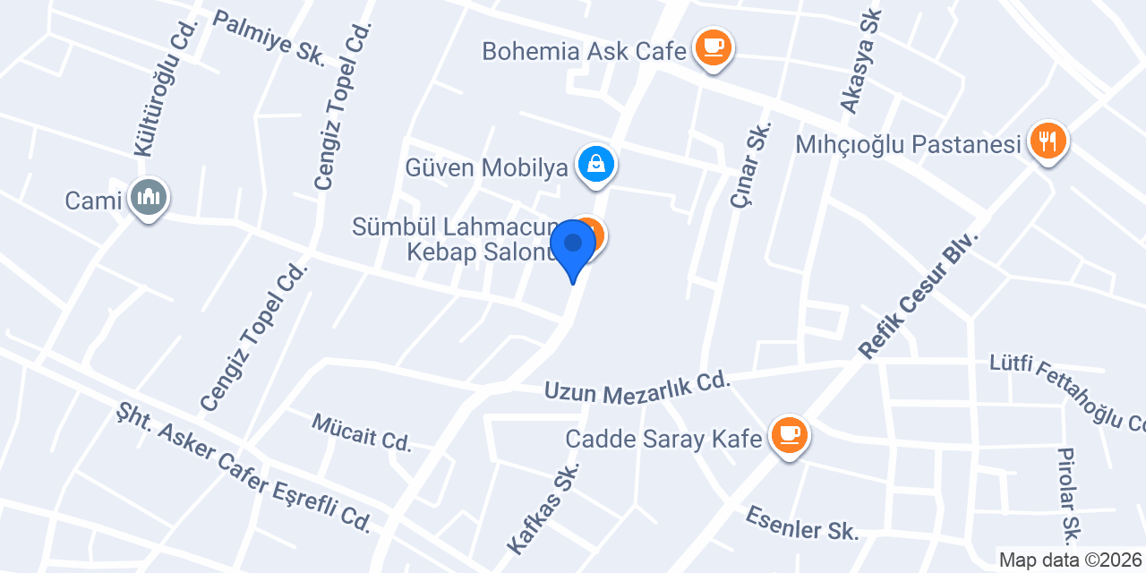 DTM Saz Evi konumu