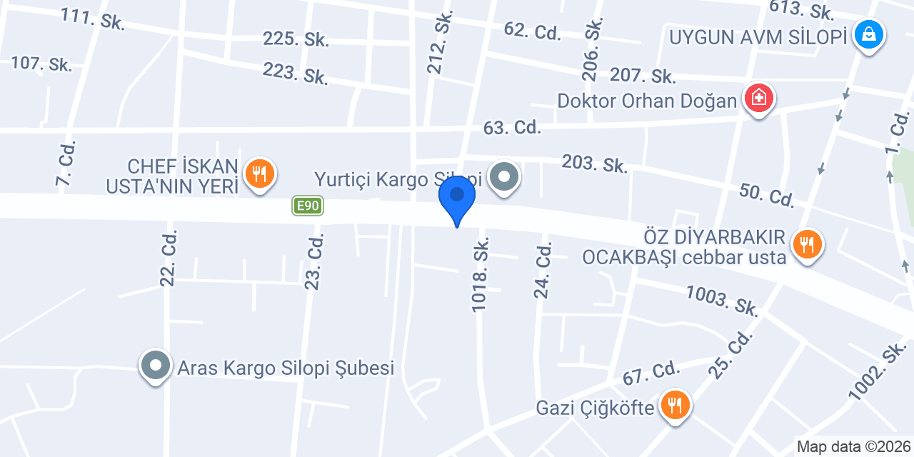 HACI BEY BAKLAVA konumu