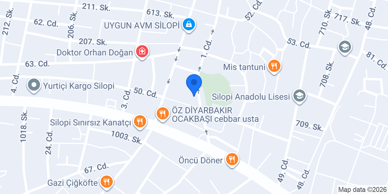 Silopi 2 Nolu Aile Sağlık Mrk. konumu