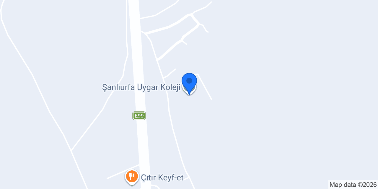 Şanlıurfa Uygar Koleji konumu