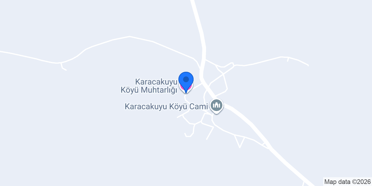 Karacakuyu Köyü Muhtarlığı konumu